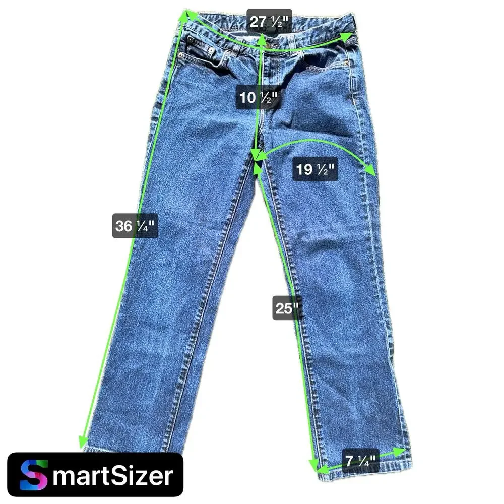 Lauren Jeans Co. LRL High Rise Straight Jeans Denim Womens Size‎ 4